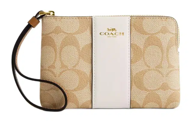 COACH Corner Zip Wristlet 15