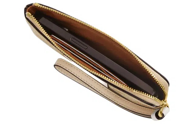 COACH Corner Zip Wristlet 15