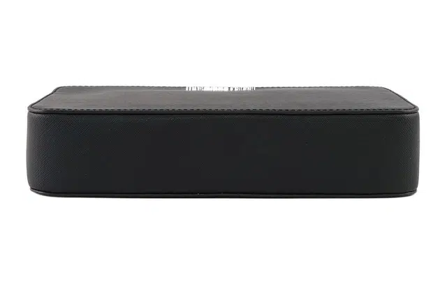 Michael Kors Jet Set Chain Logo Leather Shoulder Bag Large Black