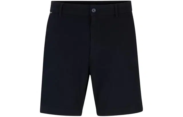 HUGO BOSS Regular-Fit Regular-Rise Shorts In Stretch Cotton