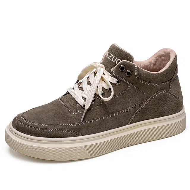 年走索 圆头系带 舒适百搭 防滑耐磨 高帮 板鞋 男款