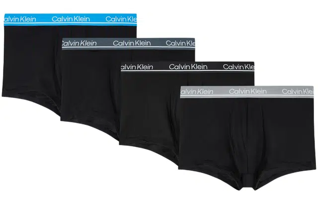 Calvin Klein Low Rise Trunks 4-Pack Black