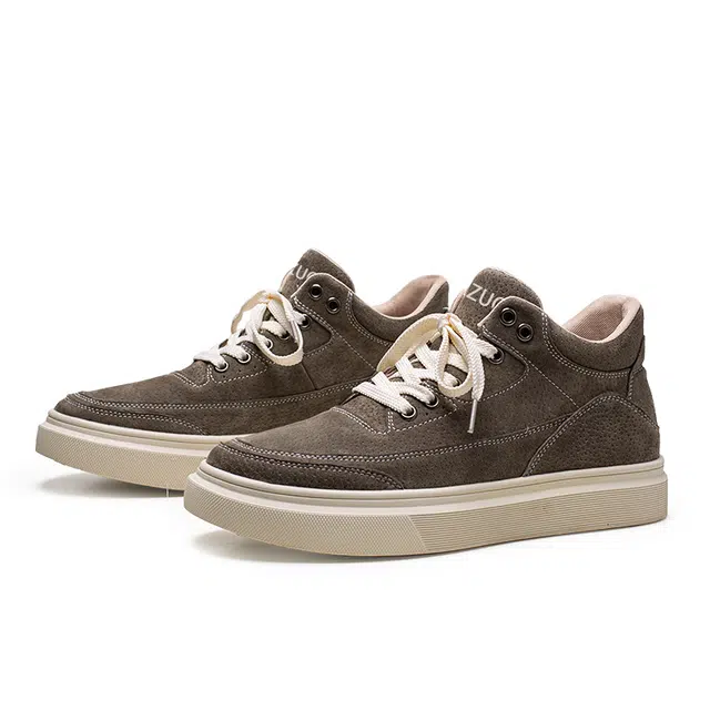 年走索 圆头系带 舒适百搭 防滑耐磨 高帮 板鞋 男款