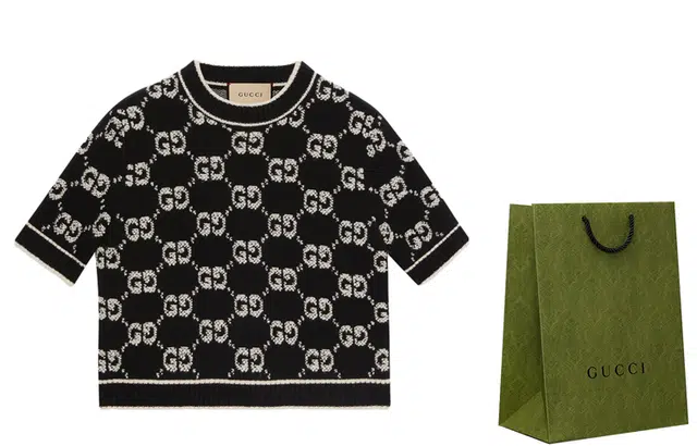 Gucci GG Knit Crewneck Tee