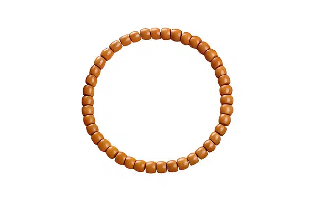 鲤晶 复古国潮风 直切桶珠单圈 琉璃 玉石手串 男女同款情侣款