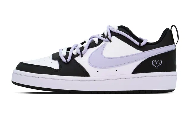 Nike Court Borough Low GS Black Purple