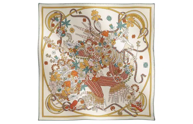Hermes La Danse du Printemps Scarf