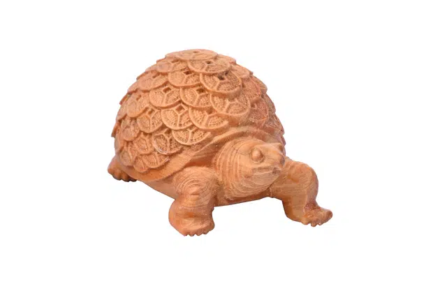 天纵 吉祥物金钱龟 新中式古法大气 崖柏 木作摆件 男女同款情侣款 崖柏