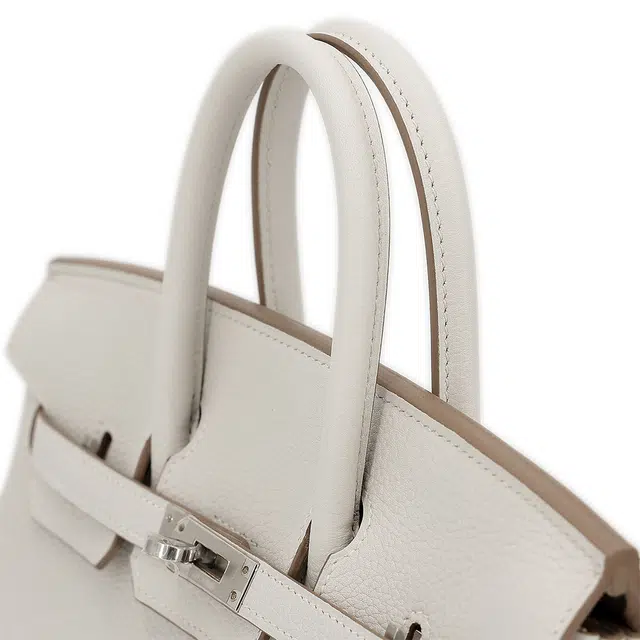 HERMES Birkin 25 Togo M4 Gris Pale