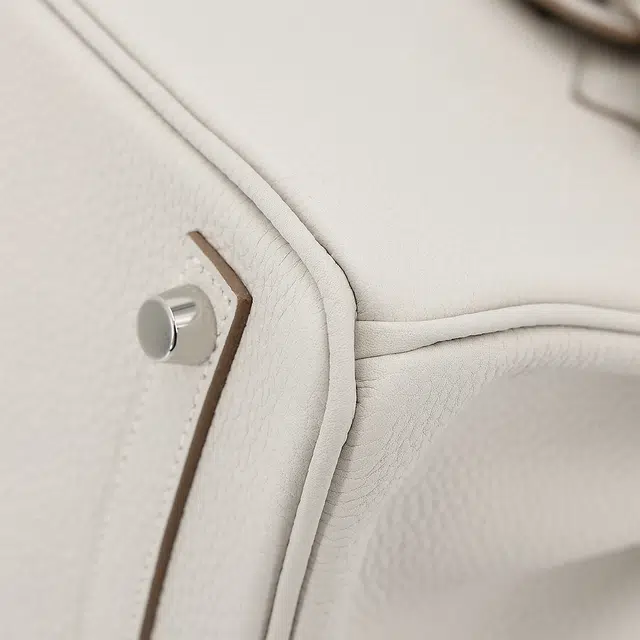 HERMES Birkin 25 Togo M4 Gris Pale