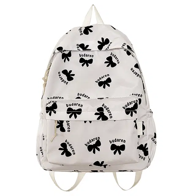 帕克熊 双肩包时尚简约潮流大容量学生上课书包通勤包初高中大学生通用百搭款