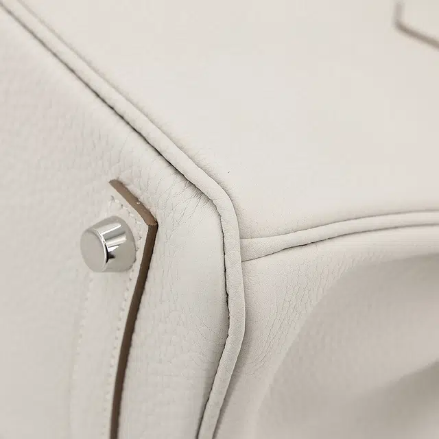 HERMES Birkin 25 Togo M4 Gris Pale