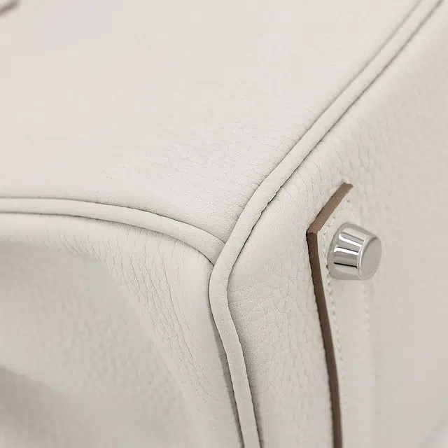 HERMES Birkin 25 Togo M4 Gris Pale