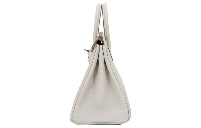 HERMES Birkin 25 Togo M4 Gris Pale