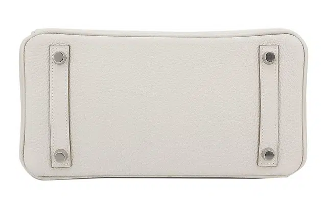 HERMES Birkin 25 Togo M4 Gris Pale