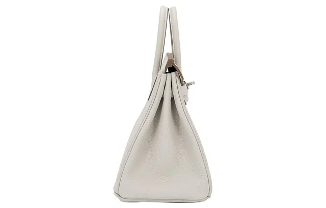 HERMES Birkin 25 Togo M4 Gris Pale