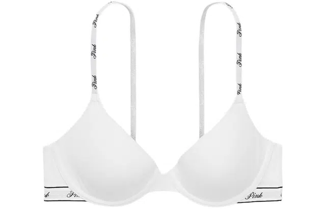 Victoria's Secret PINK 1739 WEAR EVERYWHERE T-SHIRT BRA LIGHTLY LINED Logo