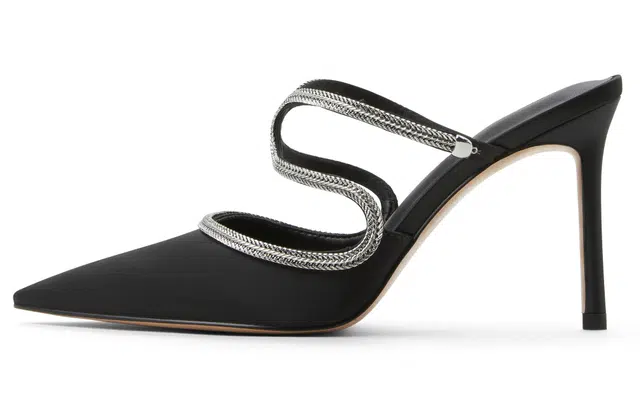 CHARLESKEITH ck PU 9.1cm BLACK TEXTUREDSilverGold