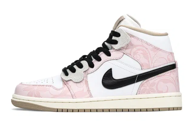Jordan Air Jordan 1 Mid Pink Black