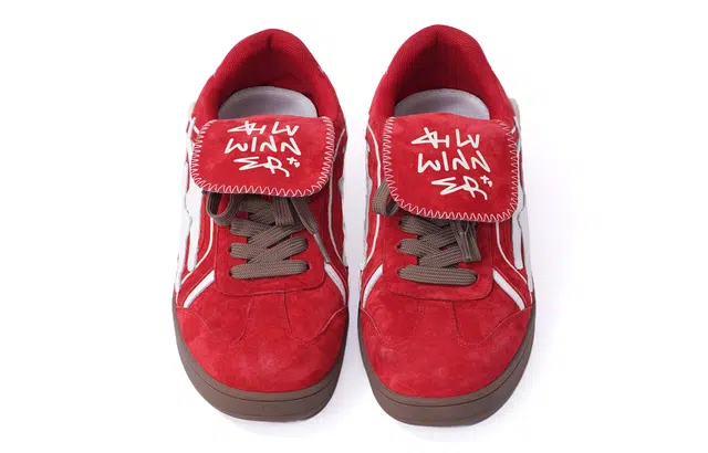 KILLWINNER Red Velvet Trainers
