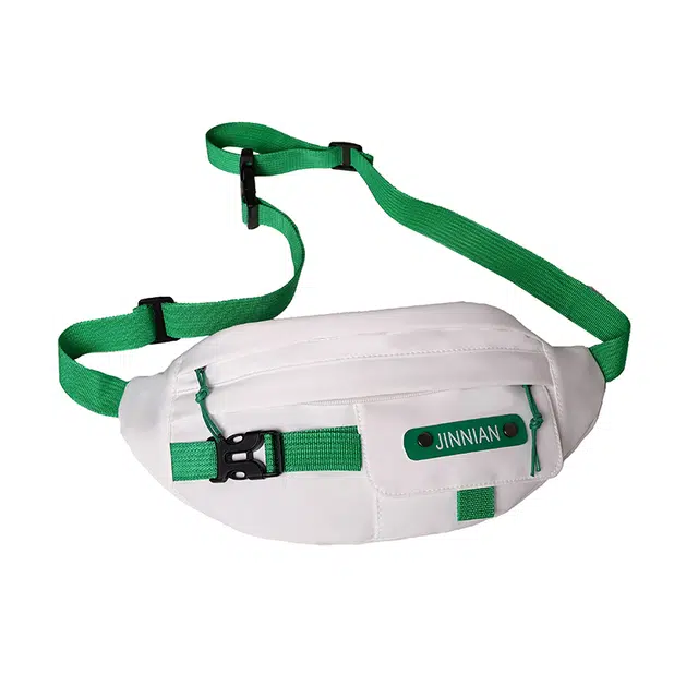 帕克熊 流行小众出行旅行时尚 尼龙 斜挎包 常规 男女同款情侣款 白绿色/黑绿色/黑蓝色/白蓝色/蓝色