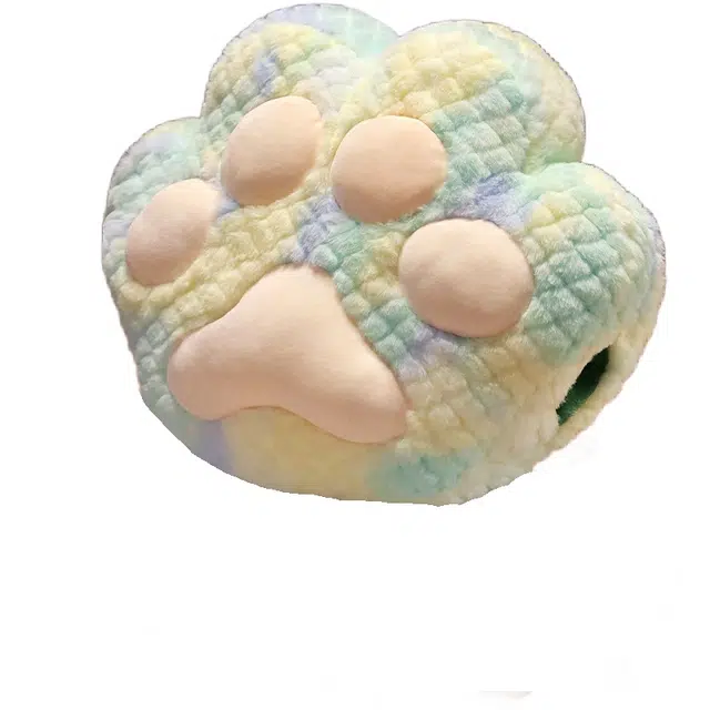 万童乐 可爱猫爪暖手捂 趴睡插手枕 毛毯 玩偶 毛绒公仔