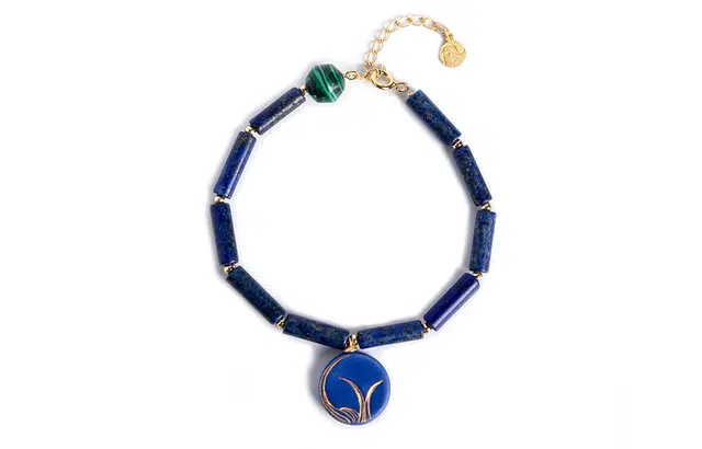 凡华造物 兰花原创小众设计陶瓷手饰 合金 手链 女款