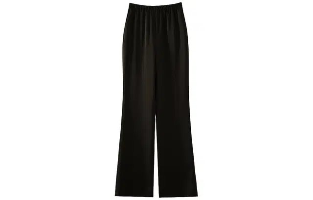 娅丽达 通勤纯色高腰微喇休闲裤 女款