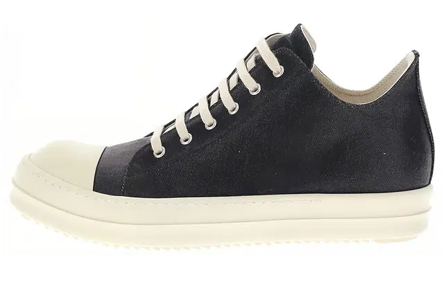 Rick Owens DRKSHDW Low Top Sneakers Black White