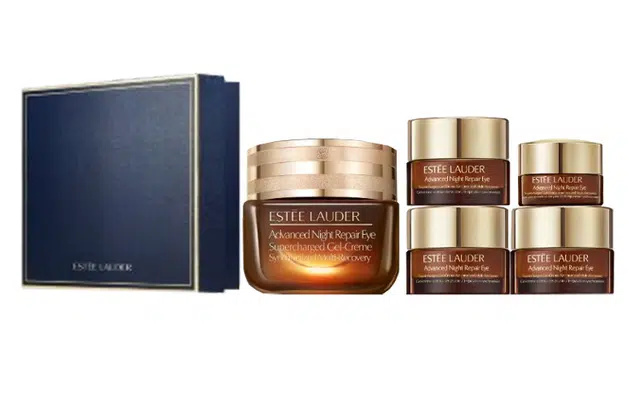 雅诗兰黛 小棕瓶精华眼霜护肤套组 滋润