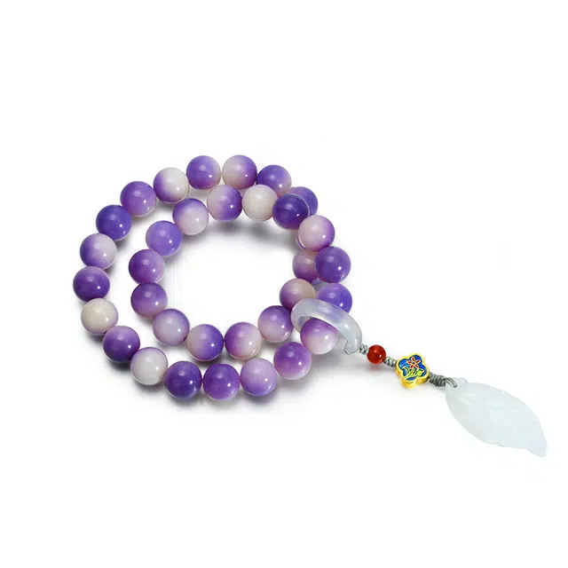 彗时 九紫离火运 幸运转运珠考试考研上岸时尚新中式国风国潮文艺轻奢四叶草 平安扣跑环送礼女闺蜜款 菩提根 手串 男女同款情侣款