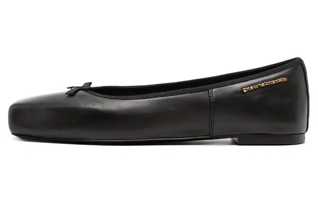 Alexander Wang Leather Casual Sneakers Black