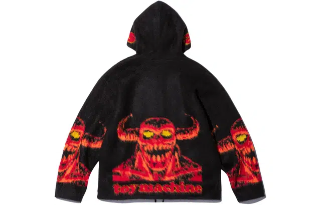 Supreme x toy machine SS24 Week4 ZIP UP HOODED SWEATER