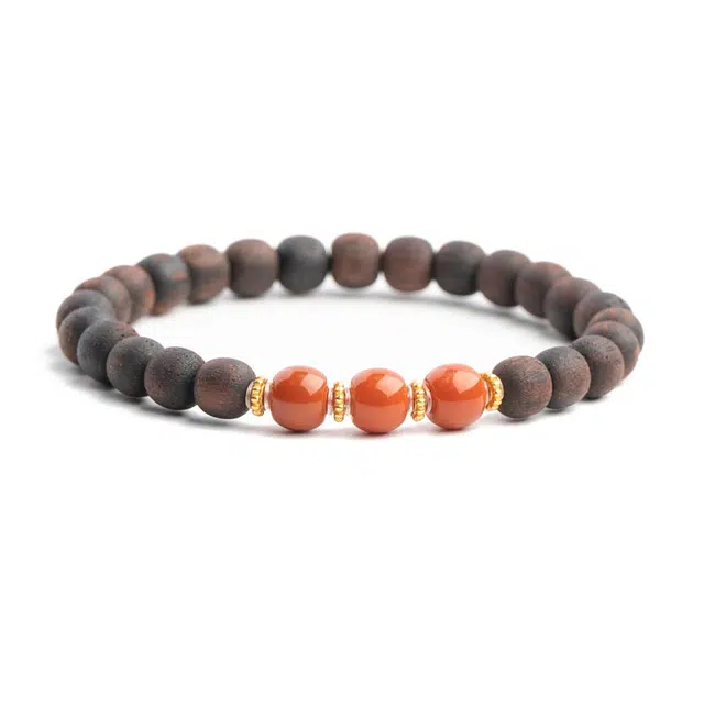 仙源 新中式国风显白 文玩佛珠 降真香 木作手串 男女同款情侣款 降真香