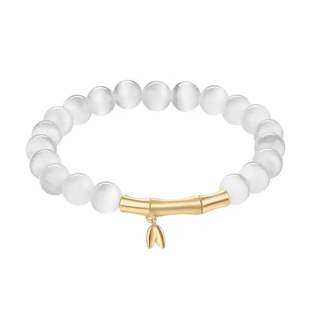 迷颂玛 上岸学业节节高升手饰 纪念日创意时尚高级森系古风手链 简约百搭首饰 黑曜石 中性小众设计仪式感爱情手串 男女同款情侣款