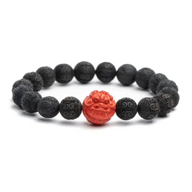 仙源 龙年鸿运当头 文玩佛珠 木作 手串 男女同款情侣款 降真香