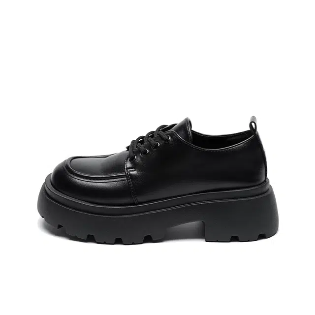 ZHR Thick Sole Leather Casual Shoes