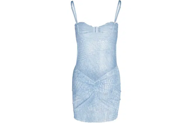 I.AM.GIA SS24 SILO SLIP DRESS BLUE