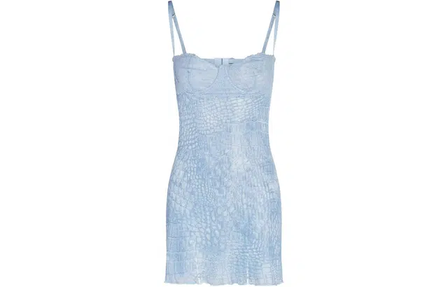 I.AM.GIA SS24 SILO SLIP DRESS BLUE
