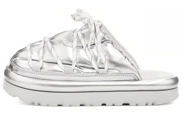 UGG Silver Clog Slippers