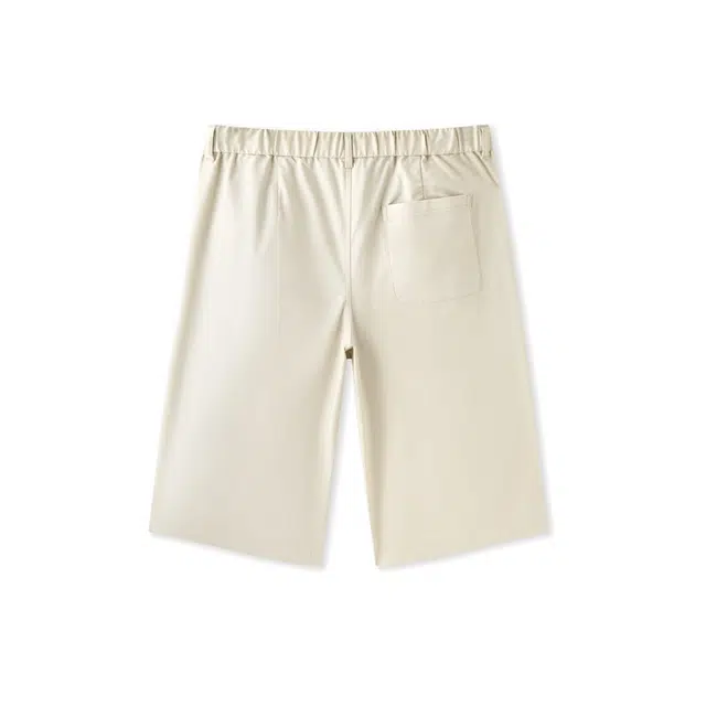 森马 凉感抑菌松紧腰简约百搭纯色通勤休闲短裤 男款