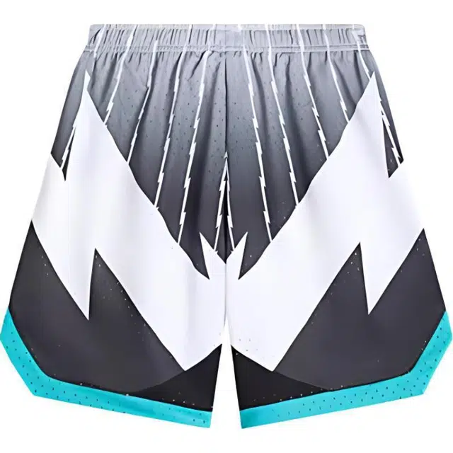 安踏儿童 休闲五分薄款运动儿童短裤 儿童款 梦幻黑