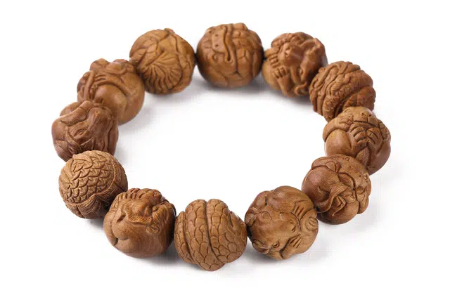 三檀小舍 吉祥如意系列 小众高级轻奢 横纹黑肉级 文玩收藏 木作 手串 男女同款情侣款 檀木