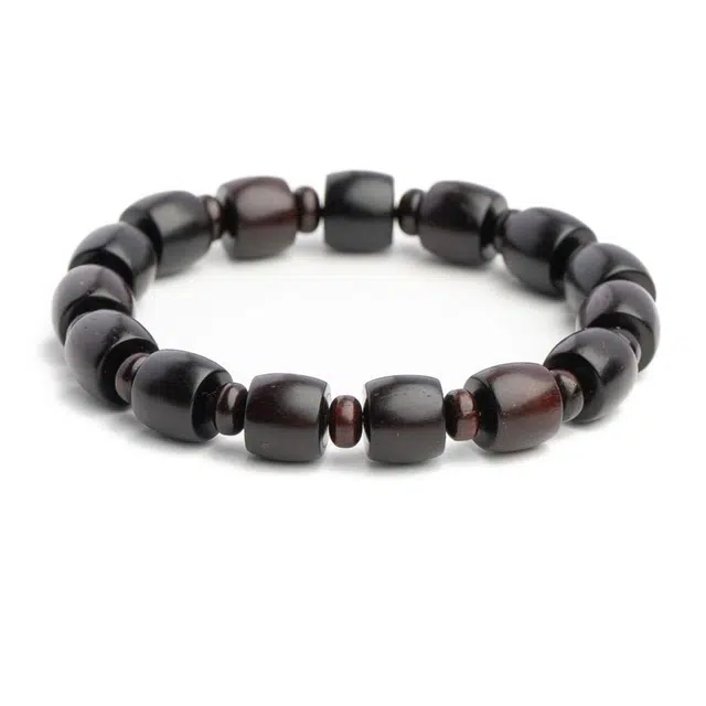 仙源 经典桶珠 文玩佛珠 紫檀 木作手串 男女同款情侣款 紫檀