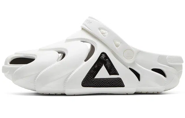 匹克 态极鲲鹏 懒人鞋 半拖 潮流百搭缓震回弹 凉鞋 男款 米白黑色