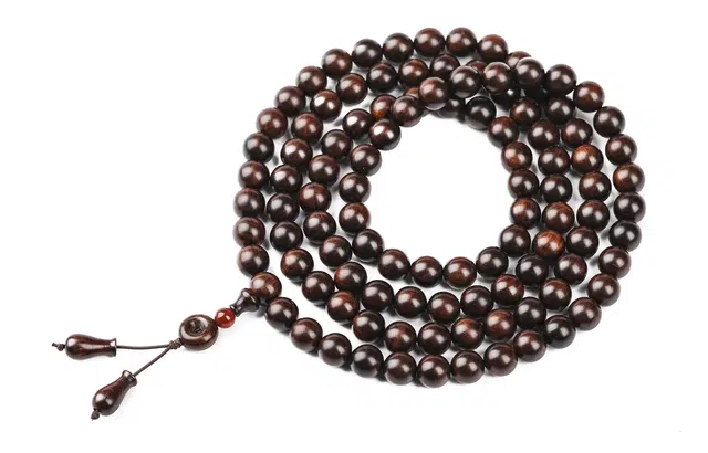 三檀小舍 国风新中式多圈佛珠 高油密 盘完老料 海南黄花 木作手串 男女同款情侣款 花梨木