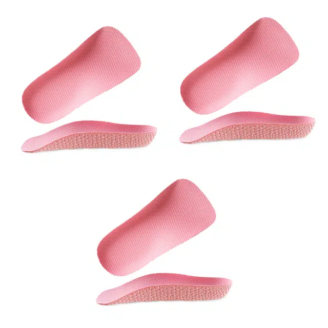 足印部落 仿爆米足弓支撑不累脚 增高鞋垫 男女同款情侣款