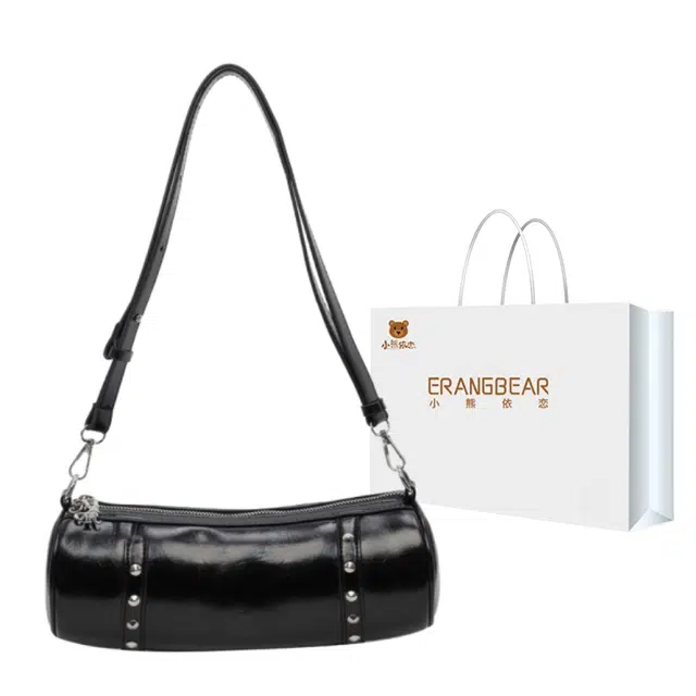 小熊依恋/新款斜挎包 女包 圆筒包包 潮简约 气质小包包 时尚休闲包 单肩包