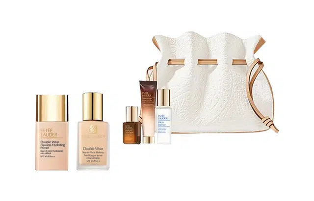 雅诗兰黛 粉底液+妆前乳春季彩妆套装 修饰肤色