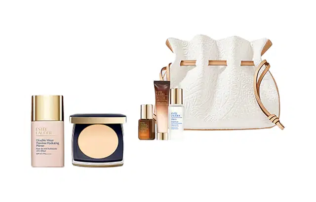 雅诗兰黛 哑光粉饼+粉底液春季彩妆套装 提亮肤色